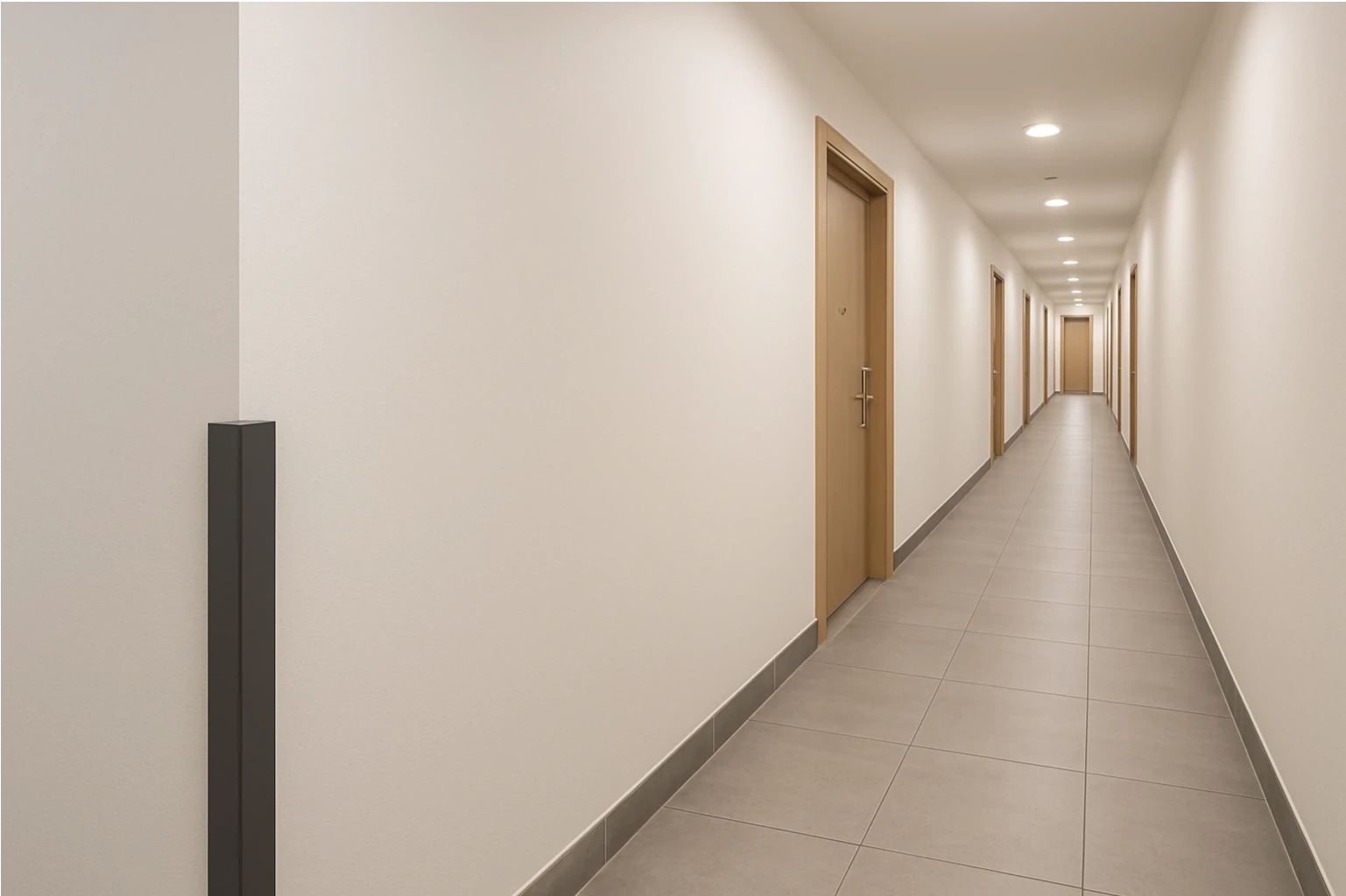 Apartman ve siteler için duvar köşe koruyucu detay