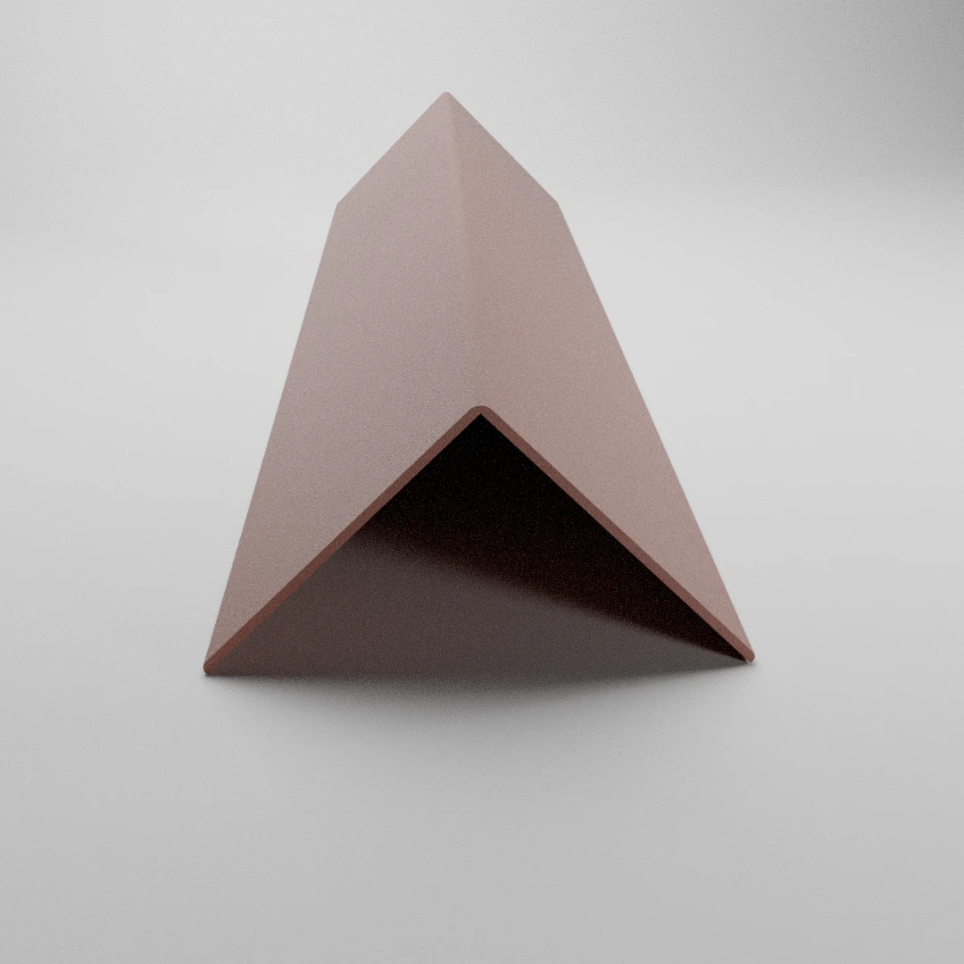 dekoratif duvar köşe-koruyucu 5x5 cm sütlü kahve üst çekim