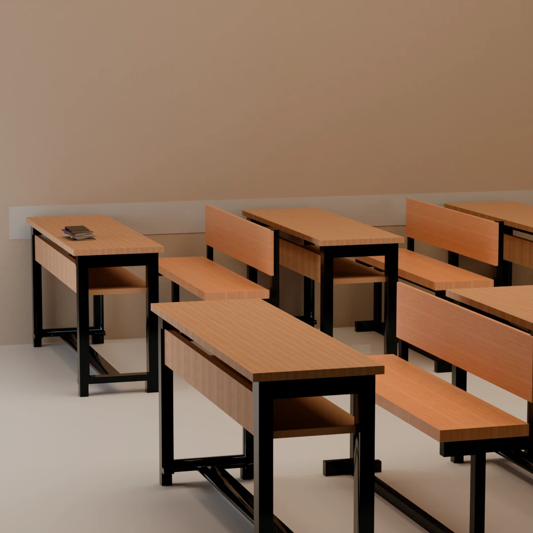 okul sırası için duvar koruyucu  genel görünüm