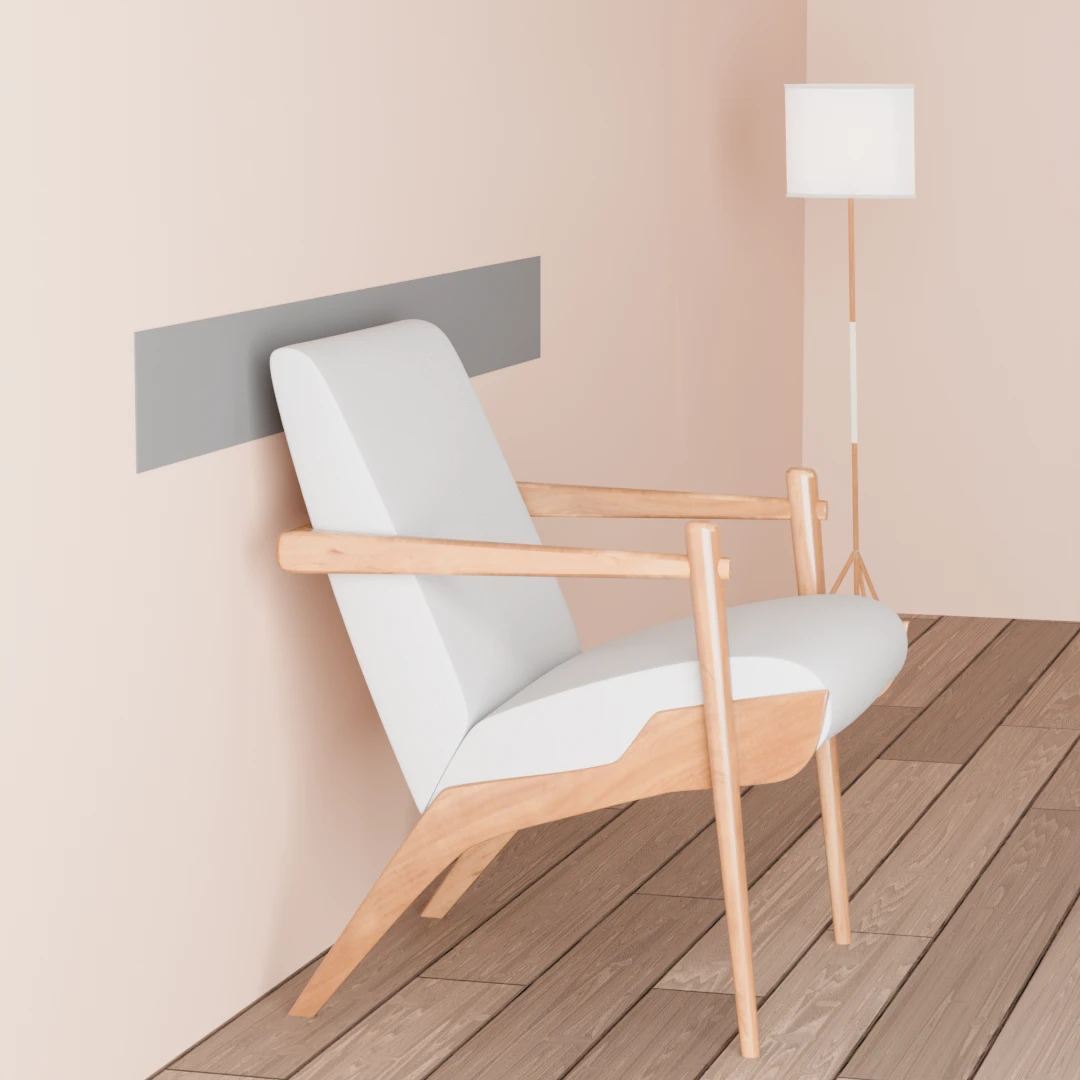 Sandalye arkası duvar koruyucu genişlik 15 cm 1 paket 3 adet 